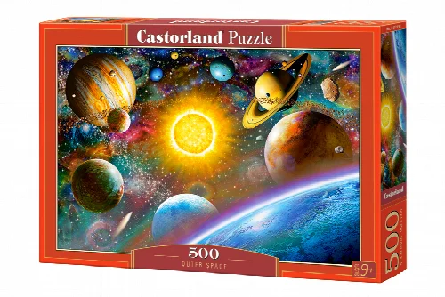 Castorland Outer Space Jigsaw Puzzle - 500 Piece - Image 1