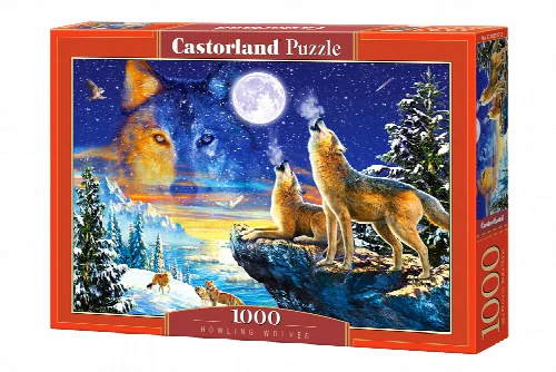 Castorland Howling Wolves Jigsaw Puzzle - 1000 Piece - Image 1