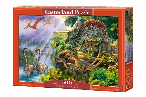 Castorland Dinosaur Valley Jigsaw Puzzle - 500 Piece - Image 1