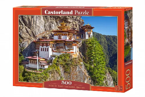 Castorland View of Paro Taktsang, Bhutan Jigsaw Puzzle - 500 Piece - Image 1