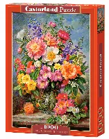 Castorland June Flowers in Radiance Jigsaw Puzzle - 1000 Piece