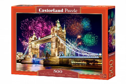 Castorland Tower Bridge, London, England Jigsaw Puzzle - 500 Piece - Image 1