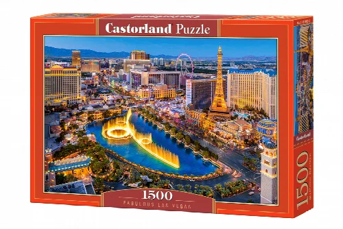 Castorland Fabulous Las Vegas Jigsaw Puzzle - 1500 Piece - Image 1