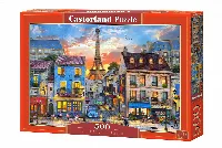 Castorland Streets of Paris Jigsaw Puzzle - 500 Piece