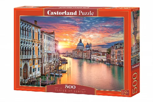 Castorland Venice at Sunset Jigsaw Puzzle - 500 Piece - Image 1