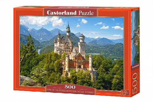 Castorland View of the Neuschwanstein Castle, Germany Jigsaw Puzzle - 500 Piece - Image 1