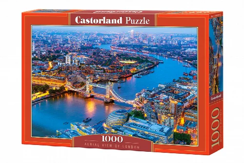 Castorland Aerial View of London Jigsaw Puzzle - 1000 Piece - Image 1