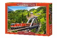 Castorland Train on the Bridge Jigsaw Puzzle - 500 Piece