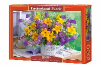 Castorland Bouquet of Lilies and Bellflowers Jigsaw Puzzle - 1000 Piece