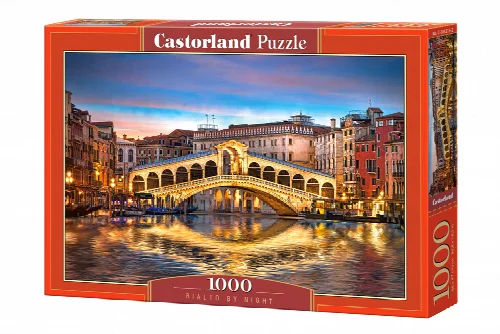 Castorland Rialto by Night Jigsaw Puzzle - 1000 Piece - Image 1