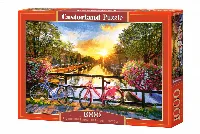 Castorland Picturesque Amsterdam With Bicycles Jigsaw Puzzle - 1000 Piece