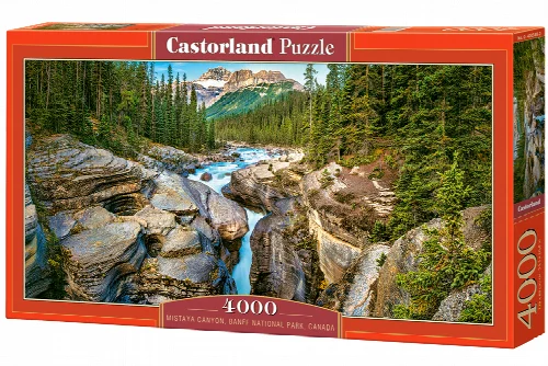 Castorland Mistaya Canyon, Banff National Park, Canada Jigsaw Puzzle - 4000 Piece - Image 1