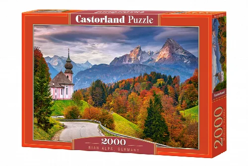 Castorland Autumn in Bavarian Alps, Germany Jigsaw Puzzle - 2000 Piece - Image 1