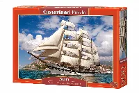 Castorland Tall Ship Leaving Harbour Jigsaw Puzzle - 500 Piece