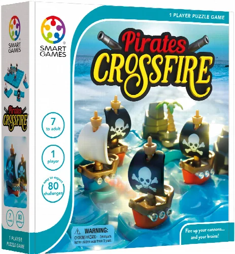 SmartGames Pirates Crossfire Puzzle Game - Image 1