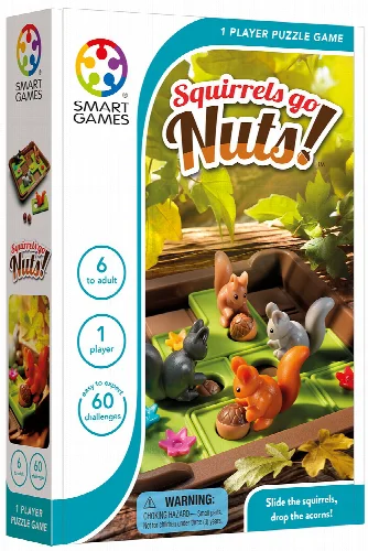 SmartGames Squirrels Go Nuts Puzzle Game - Image 1