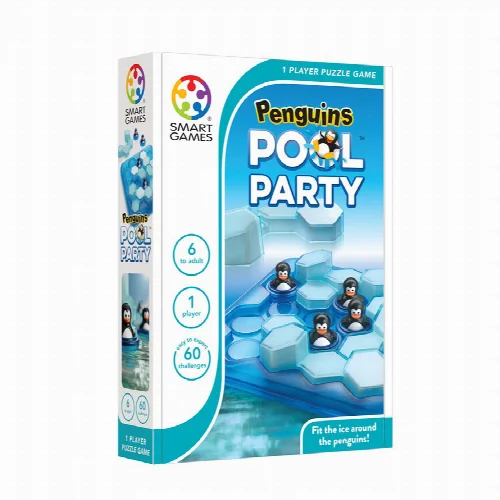 SmartGames Penguins Pool Party Puzzle Game - Image 1