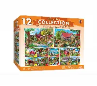 MasterPieces 12 Pack Jigsaw Puzzles - Alan Giana 12-Pack Bundle