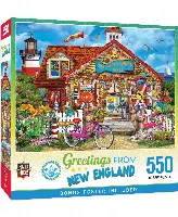 MasterPieces Greetings From New England Jigsaw Puzzle - 550 Piece