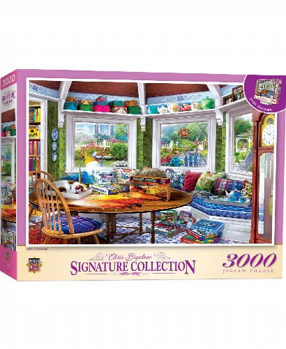 Signature - Puzzler's Retreat Jigsaw Puzzle - 3000 Piece - Image 1