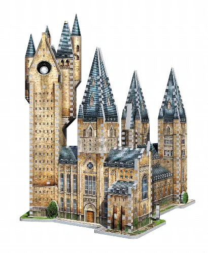 Wrebbit Harry Potter Collection - Hogwarts - Astronomy Tower 3D Puzzle - 875 Piece - Image 1