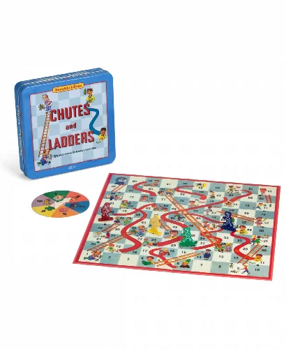 Winning Solutions Chutes and Ladders Board Game Nostalgia Edition Game Tin - Image 1