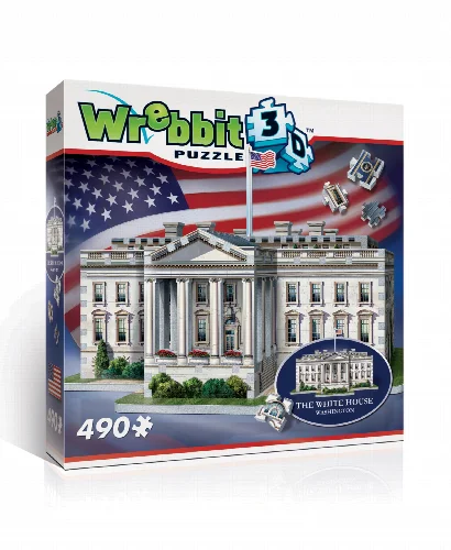 Wrebbit The White House 3D Puzzle - 490 Piece - Image 1