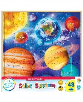 Wood Fun Facts - Solar System 48 Piece Kids Puzzle