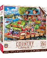 Country Escapes - The Secluded Cabin Jigsaw Puzzle - 550 Piece