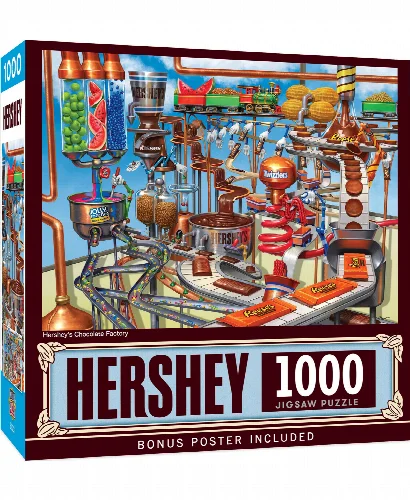 Hershey - Chocolate Factory Jigsaw Puzzle - 1000 Piece - Image 1