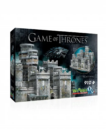 Wrebbit Game Of Thrones - Winterfell 3D Puzzle - 910 Pieces - Image 1