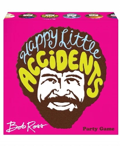 Big G Creative Bob Ross - Happy Little Accidents Party Game - Image 1