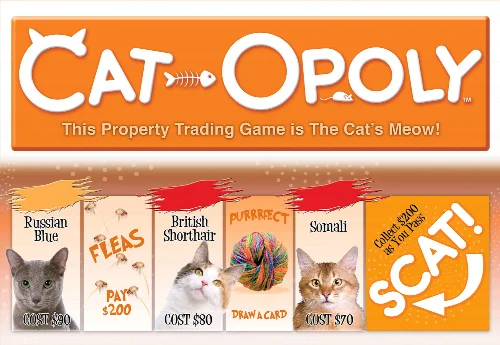 Late for the Sky Cat-Opoly Game - Image 1