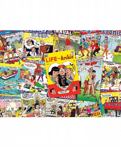 Cobble Hill Archie Covers Jigsaw Puzzle - 500 Piece - Image 1