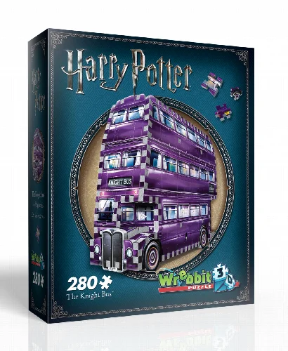 Wrebbit Harry Potter Collection - The Knight Bus 3D Puzzle - 280 Piece - Image 1