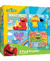 Sesame Street 4 Pack - 24 Piece Kids Jigsaw Puzzles