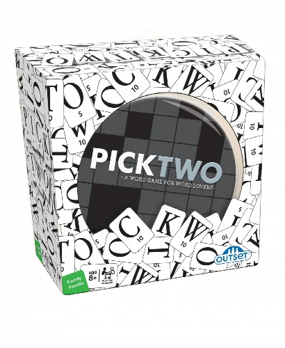 Outset Media Pick 2 Tile Game - Tin Edition - A Word Game for Word Lovers - Image 1