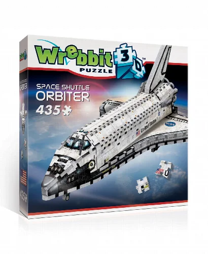 Wrebbit Space Shuttle Orbiter 3D Puzzle - 435 Pieces - Image 1