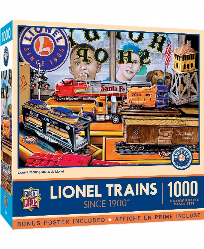 MasterPieces Lionel Trains Jigsaw Puzzle - Lionel Dreams - 1000 Piece - Image 1