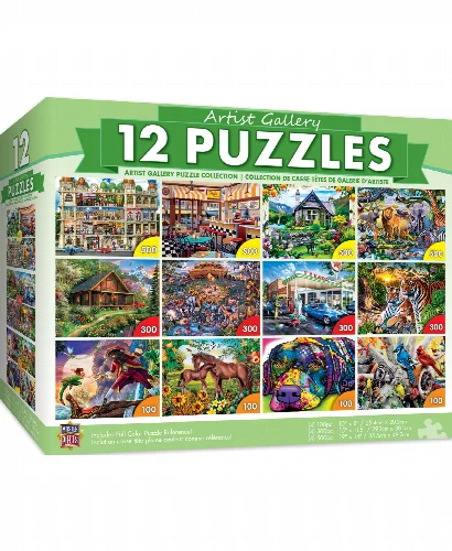 MasterPieces Artist Gallery 12 Pack Jigsaw Puzzle - Image 1