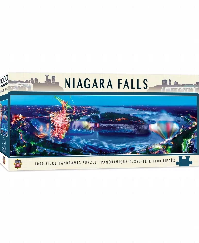 MasterPieces American Vista Panoramic Jigsaw Puzzle - Niagara Falls - 1000 Piece - Image 1