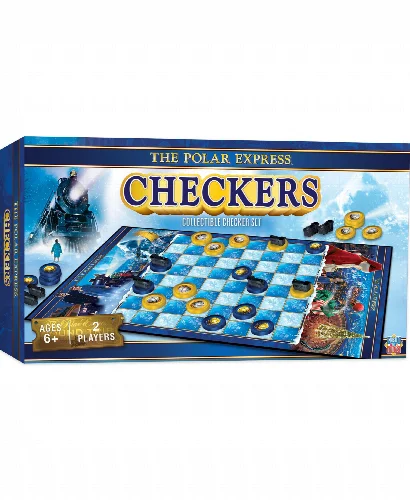 Polar Express Checkers Board Game - Image 1