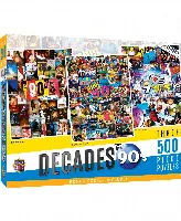 MasterPieces Decades - The 90's 3-Pack Jigsaw Puzzle - 500 Piece