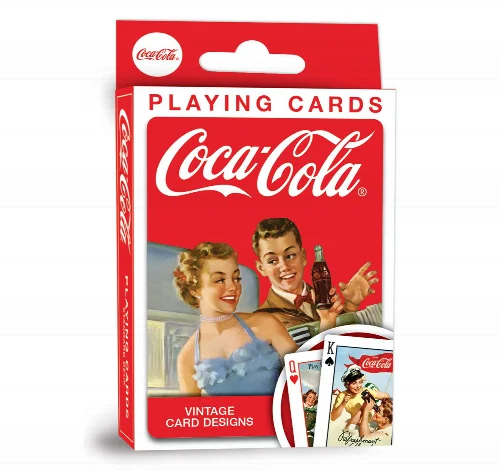 Coca Cola Vintage Ads Playing Cards - 54 Card Deck - Image 1