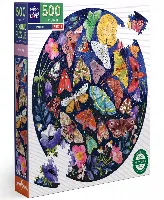 eeBoo Moths Jigsaw Puzzle - 500 Piece