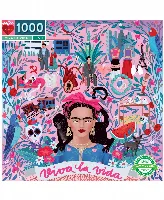 eeBoo Viva La Vida Frida Kahlo Jigsaw Puzzle - 1000 Piece