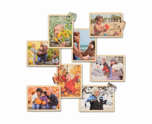 Kaplan Early Learning Four Seasons Puzzle Set - Set of 8 - Image 1