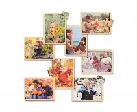 Kaplan Early Learning Four Seasons Puzzle Set - Set of 8