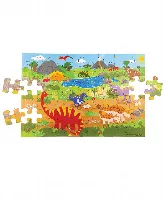 Bigjigs Toys - Dawn of the Dinosaur Floor Jigsaw Puzzle - 48 Piece