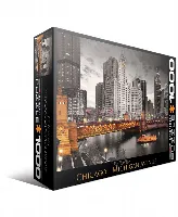 City Collection - Chicago - Michigan Avenue Jigsaw Puzzle - 1000 Piece